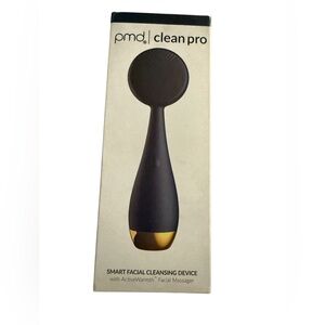 PMD Clean Pro Facial Cleansing Device in Navy and Gold